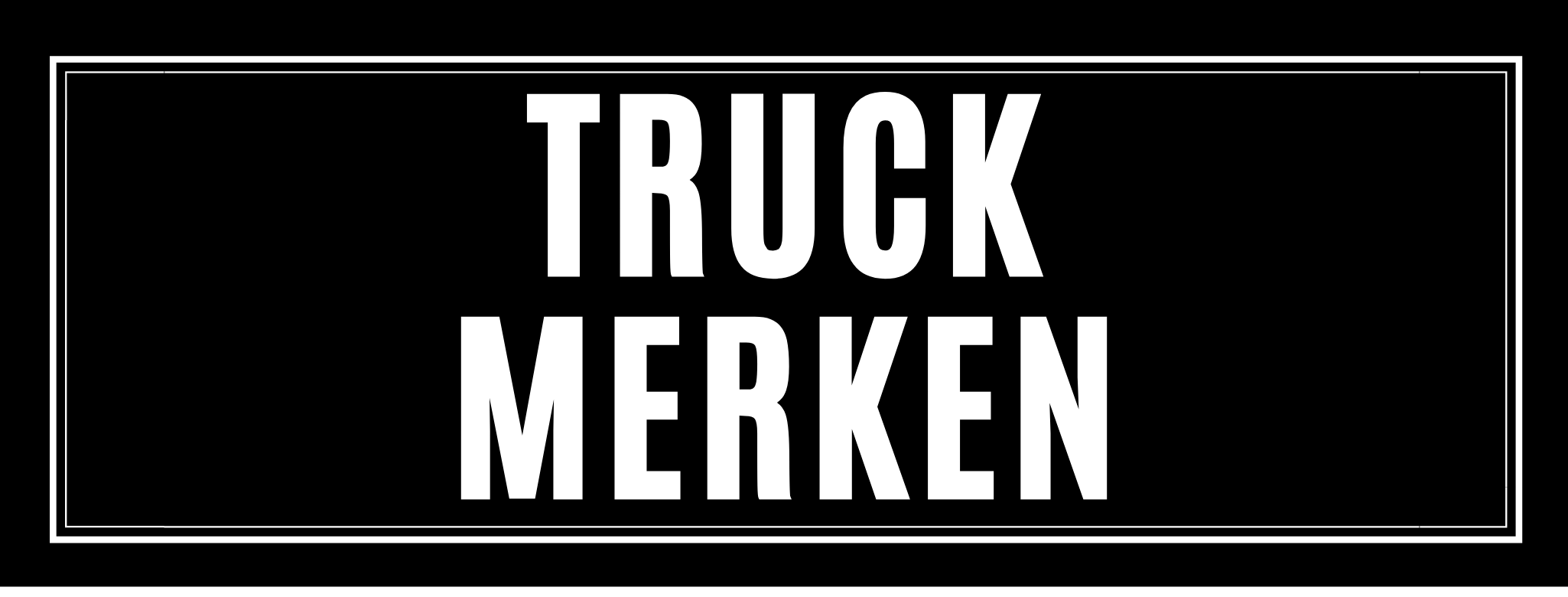 Truck merken stickers