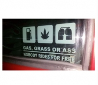 Gas , grass or ass