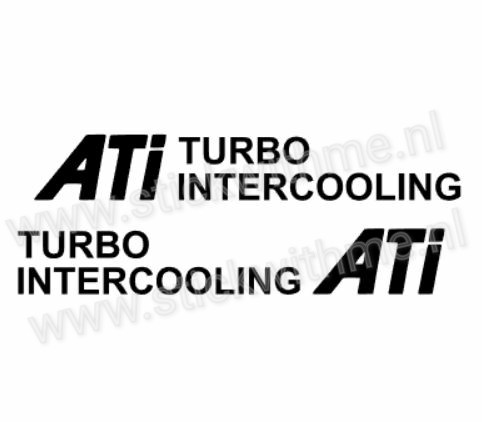 ATI Turbo Intercooling - per 2 stuks