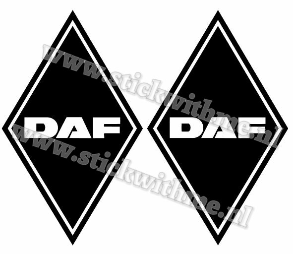 Hoekschild stickers - DAF 03