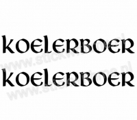Koelerboer - per 2 stuks