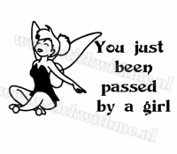 You just been passed by a girl