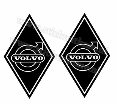 Hoekschild stickers - Volvo