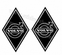 Hoekschild stickers - Volvo