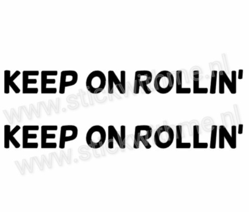 Keep on rollin' - per 2 stuks