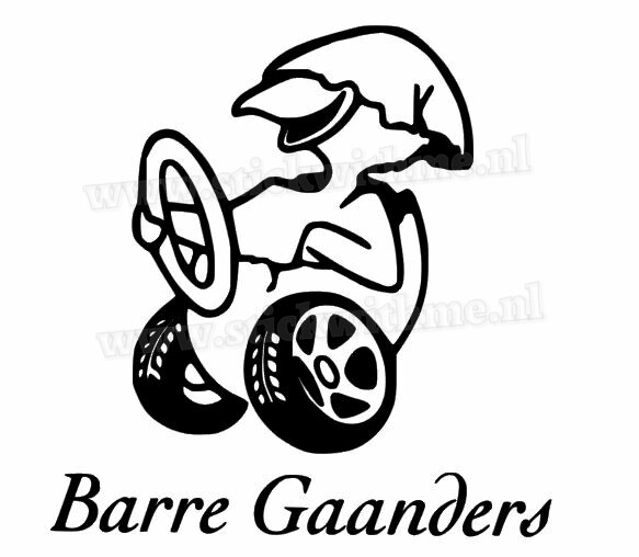 De Barre Gaander sticker