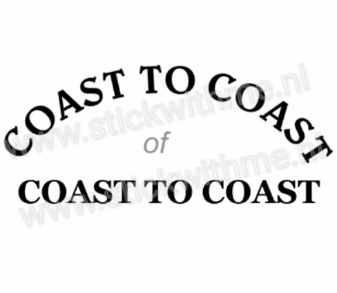 Coast to Coast - per stuk