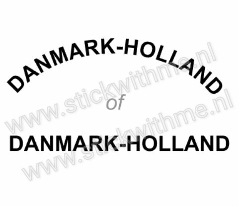 Danmark-Holland - per stuk