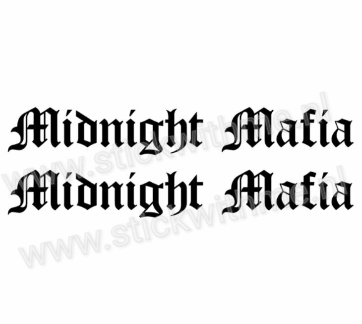 Midnight Mafia - per 2 stuks