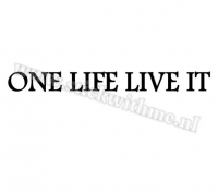 One life live it - per 2 stuks