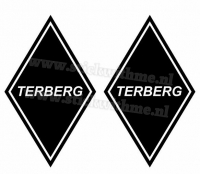 Hoekschild stickers - Terberg