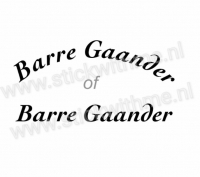 Barre Gaander - per stuk