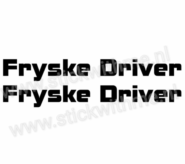 Fryske Driver - per 2 stuks