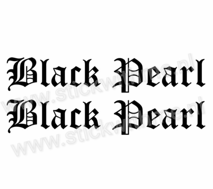 Black Pearl - per 2 stuks
