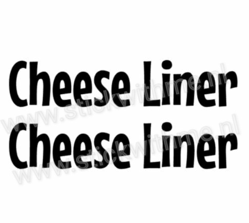 Cheeseliner - per 2 stuks