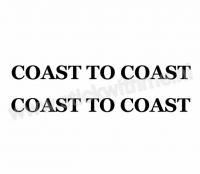 Coast to coast - per 2 stuks