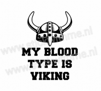 My blood type is viking