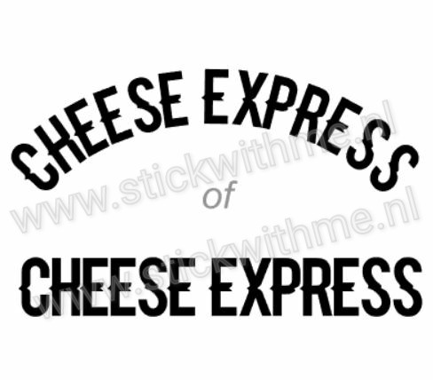Cheese Express - per stuk