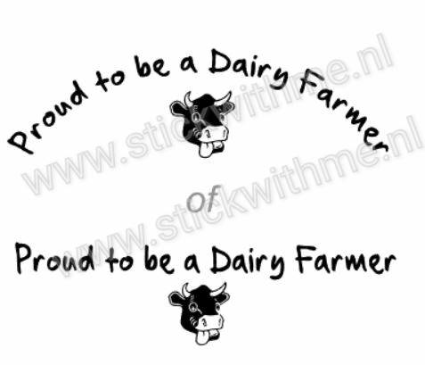 Proud to be a dairy farmer - per stuk