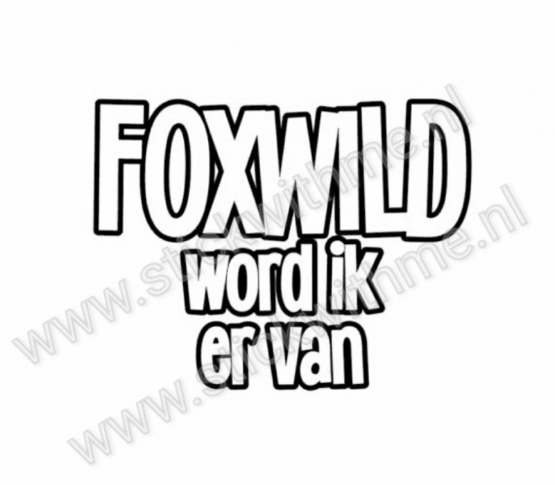 Foxwild ontwerp 3