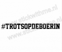 #TROTSOPDEBOERIN
