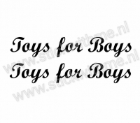Toys for boys - per 2 stuks