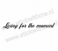Living for the moment - per stuk