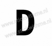 Plak Letter sticker D