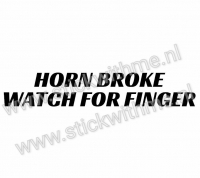 Horn Broke Watch for finger