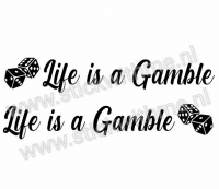 Life is a gamble - per 2 stuks